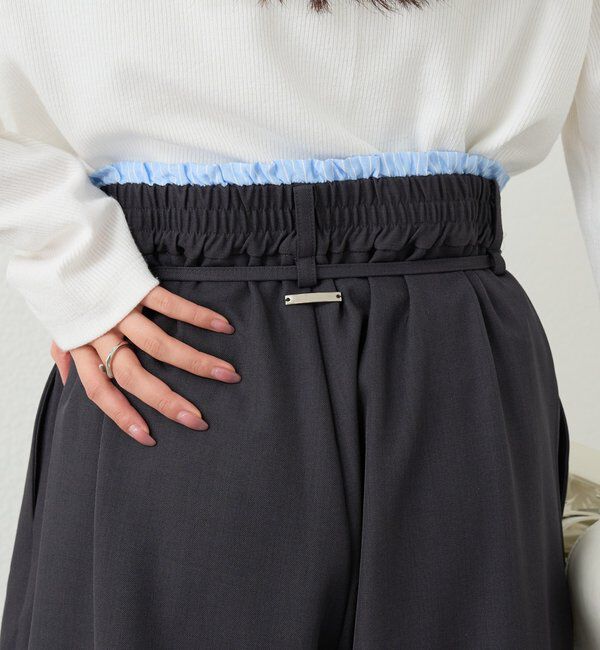  「Wベルトパンツ」|チノ|