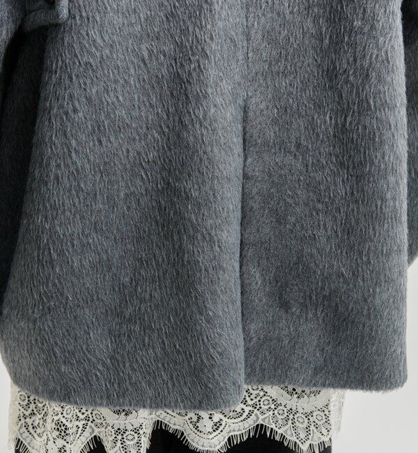  「ウール混 シャギーミドルコート」|その他|