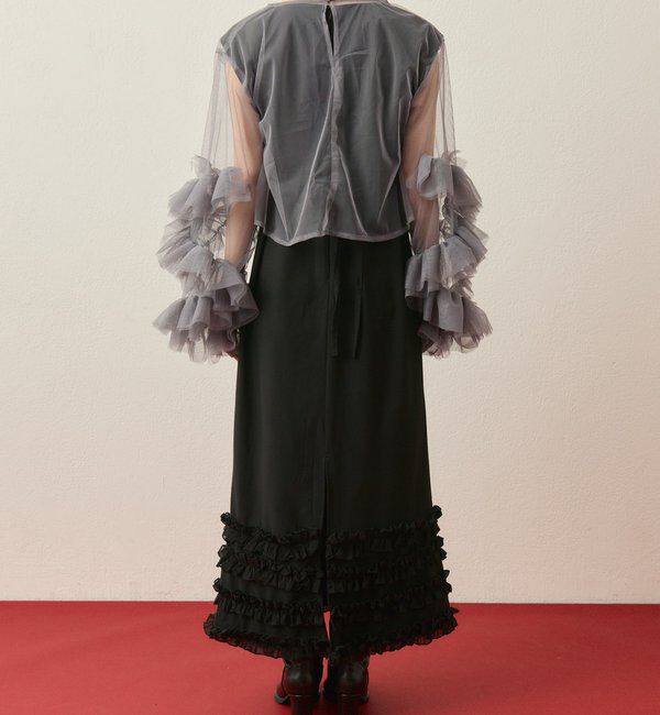  「【@____ri__125企画】ティアードフリルドレスSET」|ワンピース|