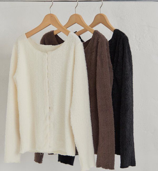  「シャギーリブカーディガン」|Tシャツ・カットソー|