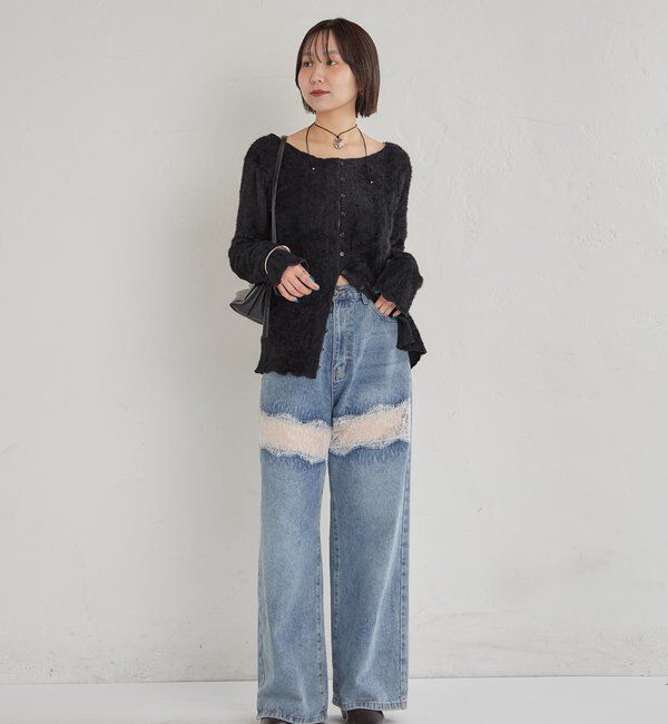  「シャギーリブカーディガン」|Tシャツ・カットソー|