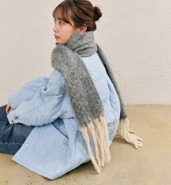  「カラーフリンジストール」|ストール|