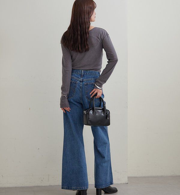  「プレート付きクルーシアーロンT」|Tシャツ・カットソー|