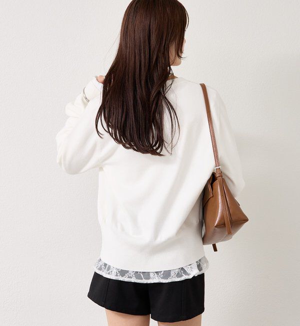  「チャーム付きデイリーカーディガン」|カーディガン|