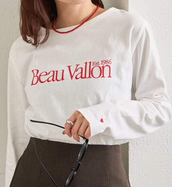  「カラーチビロゴロングTシャツ」|Tシャツ・カットソー|