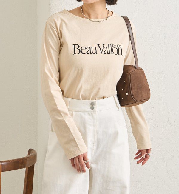  「カラーチビロゴロングTシャツ」|Tシャツ・カットソー|