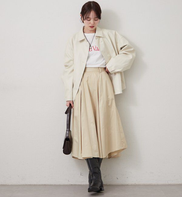  「フレアミドルスカート」|スカート|