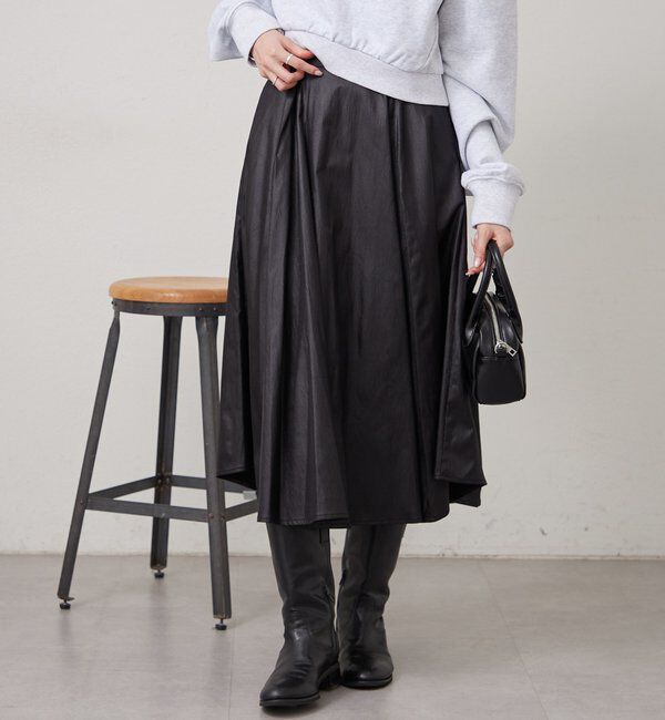  「フレアミドルスカート」|スカート|