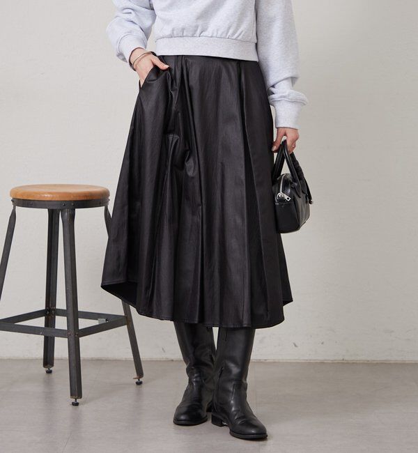  「フレアミドルスカート」|スカート|