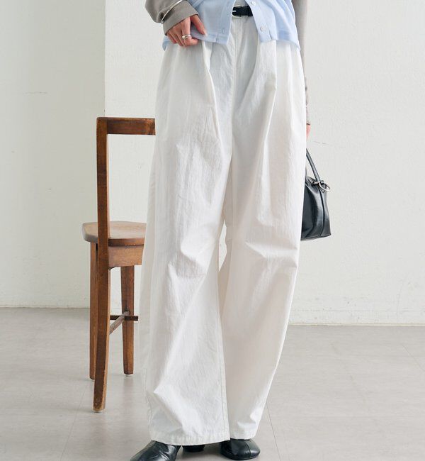  「ボリュームイージーパンツ」|チノ|