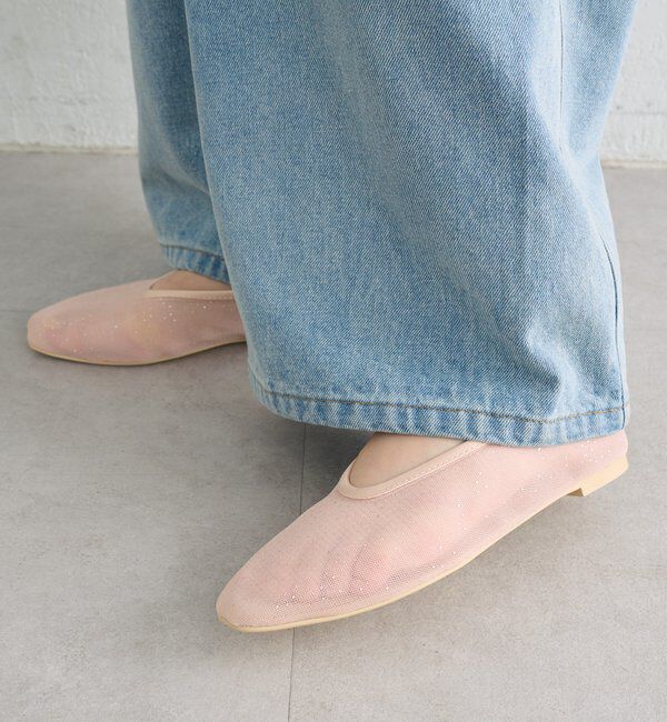  「シャイニーチュールパンプス」|パンプス|