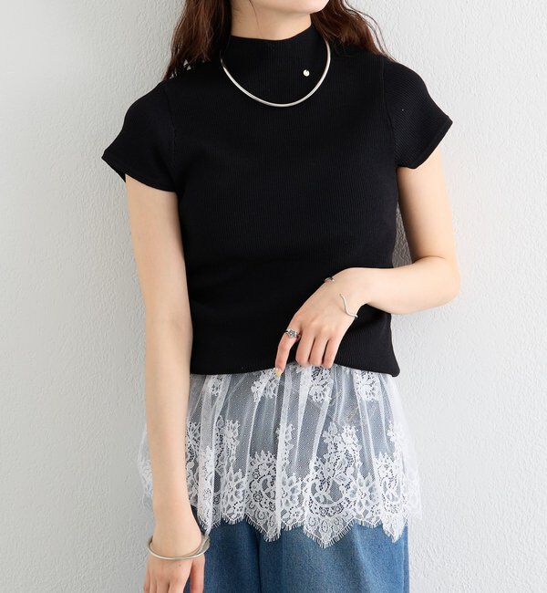  「ハイネックフレンチリブニット」|ニット・セーター|