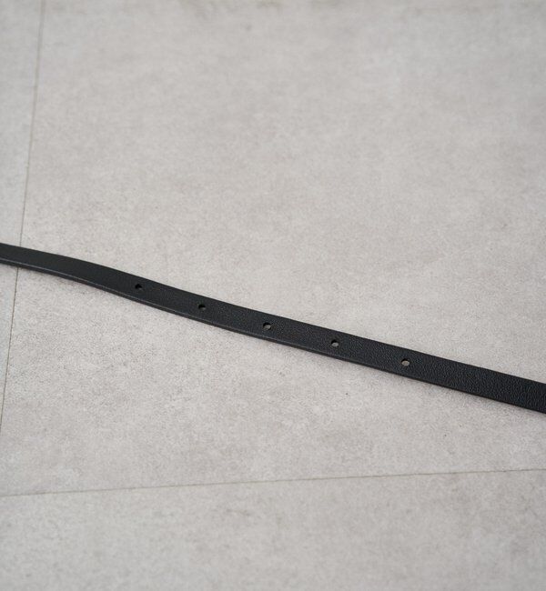  「ATELIER AMBOISE レザースキニーベルト」|ベルト|