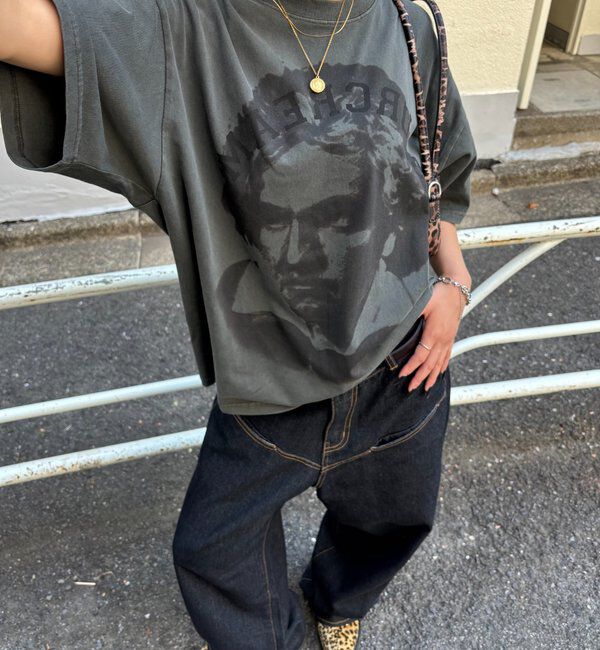  「【Sourcream】偉人TEE」|Tシャツ・カットソー|ブラック