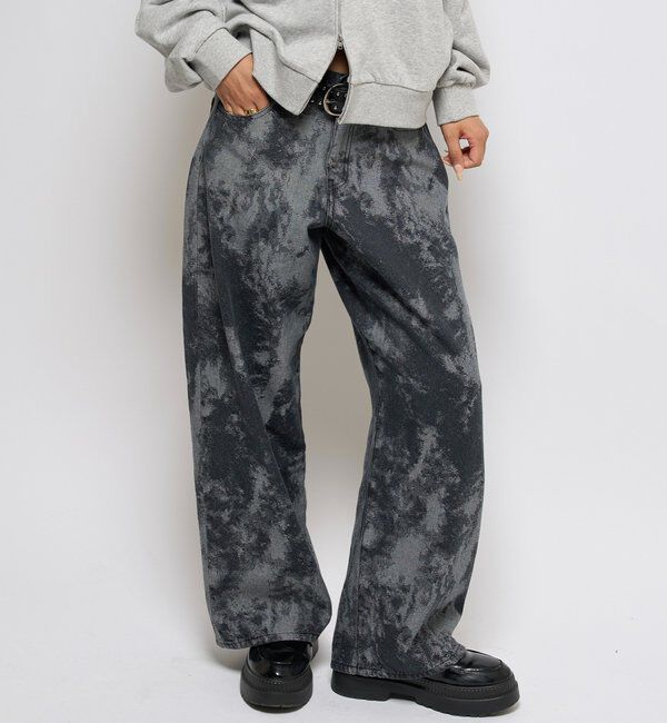  「アソート柄ローライズデニム」|デニム|