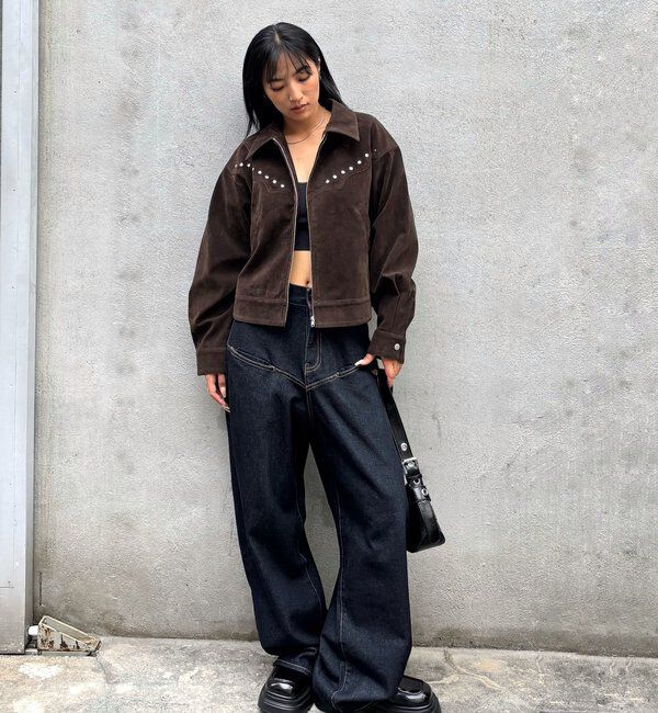  「SUEDE STUDDED BLOUSON/スウェードスタッズブルゾン」|ブルゾン・スタジャン|