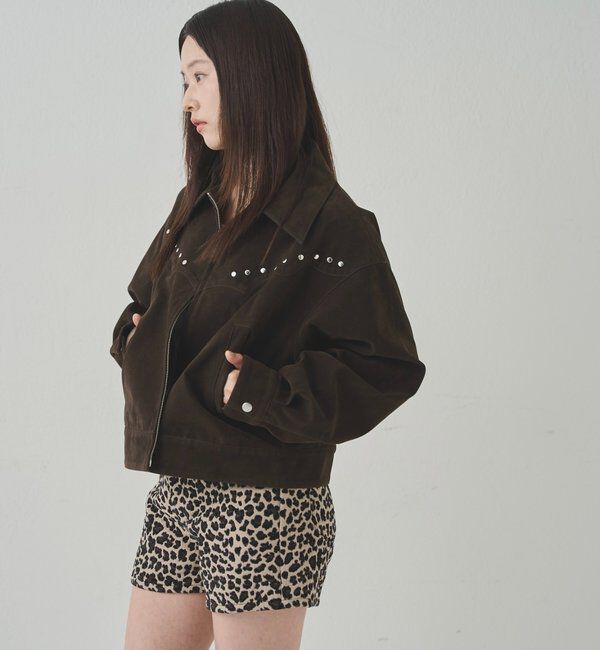 「SUEDE STUDDED BLOUSON/スウェードスタッズブルゾン」|ブルゾン・スタジャン|