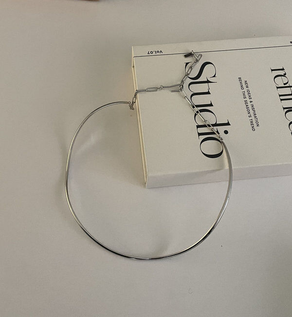  「〈GOLDY/ゴールディ〉チェーンMIXウェーブチョーカー」|リング|シルバー