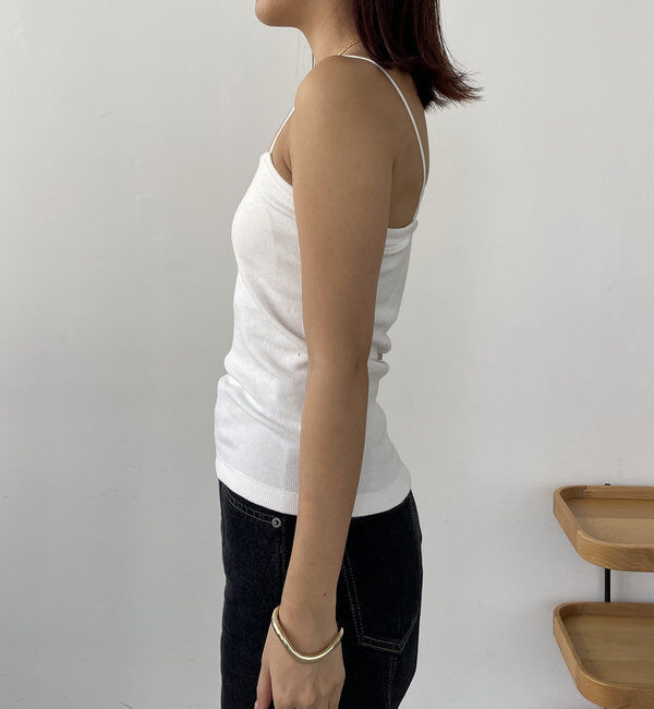  「【S・Mサイズ展開あり】1ストラップカップ付キャミ」|キャミソール|