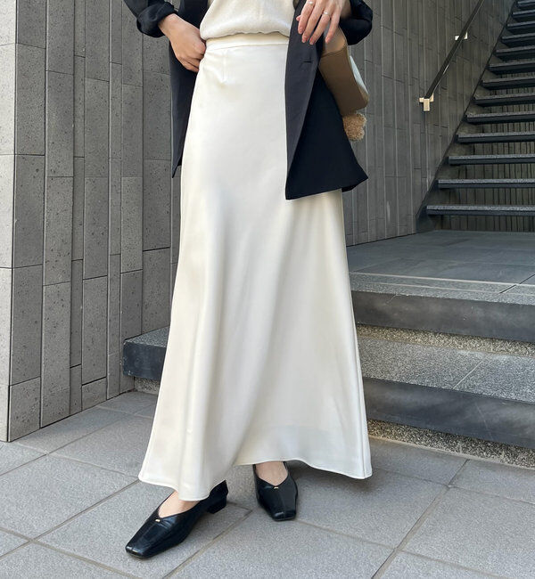  「【サイズ展開あり・新色/ブラウン】バイアススカート」|スカート|