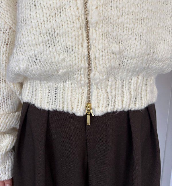  「【LE'MAGE&times;gemeilコラボ】スラブジップカーディガン」|カーディガン|