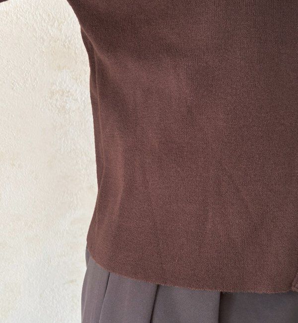  「【WEB限定】Wジップレイヤードニット」|カーディガン|