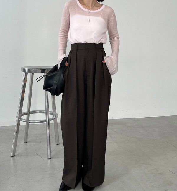  「〈C.L〉カシミアウールフレアスリーブニット」|ニット・セーター|