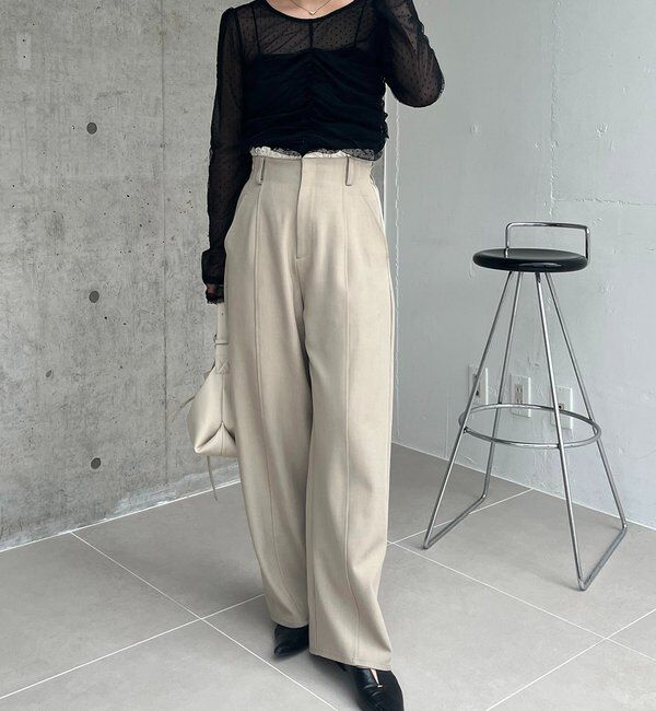  「【人気のため再販！セレモニーにも◎】フロッキードットブラウス」|シャツ・ブラウス|