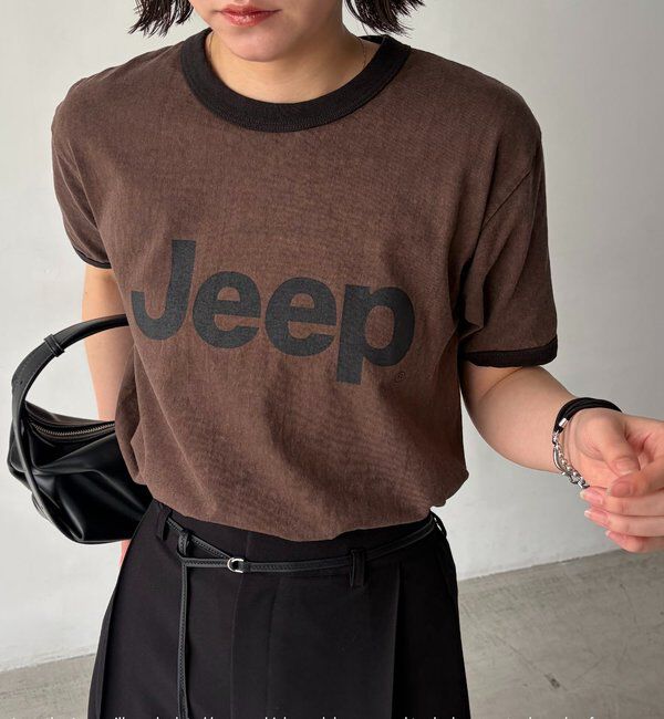  「〈GOOD ROCK SPEED〉JEEPリンガーTシャツ」|Tシャツ・カットソー|