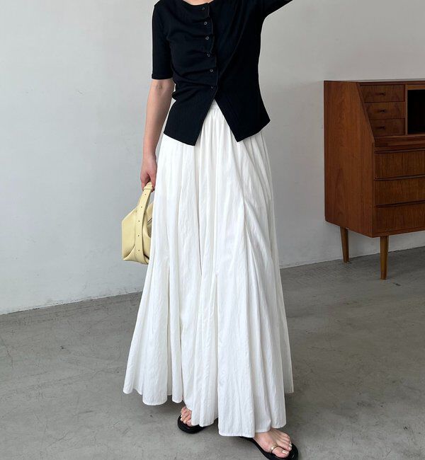  「【一癖可愛い】フロントタックフリルT」|Tシャツ・カットソー|