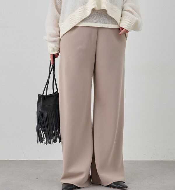  「ダブルクロスワイドパンツ」|チノ|