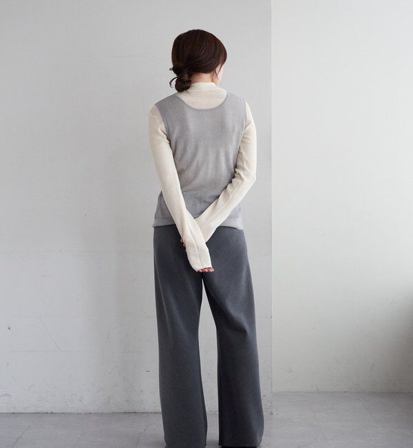  「ダブルクロスワイドパンツ」|チノ|