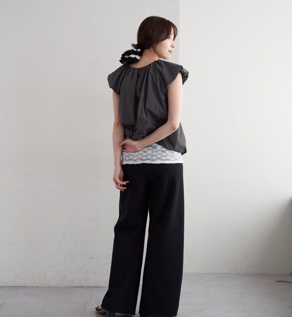  「ダブルクロスワイドパンツ」|チノ|