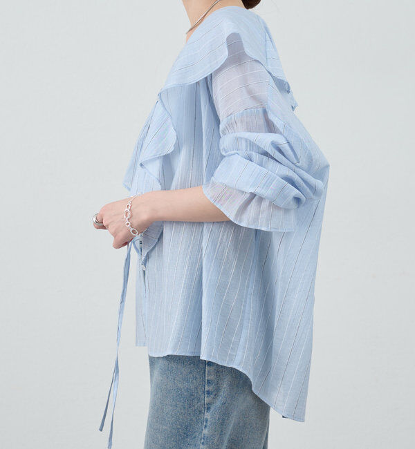  「フリルカラーブラウス」|シャツ・ブラウス|