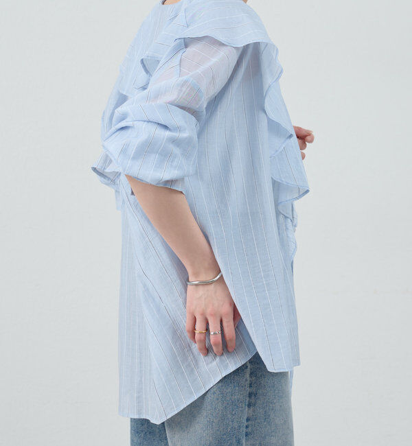  「フリルカラーブラウス」|シャツ・ブラウス|