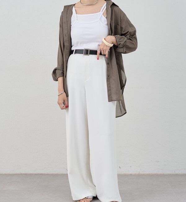  「ダブルストラップキャミソール」|キャミソール|