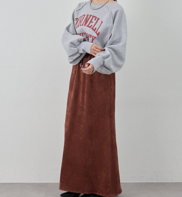  「フェイクスウェードスカート」|スカート|