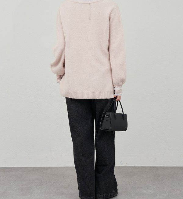  「ファーウールキーネックニット」|ニット・セーター|