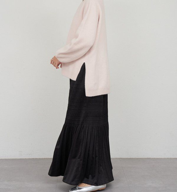  「ファーウールキーネックニット」|ニット・セーター|