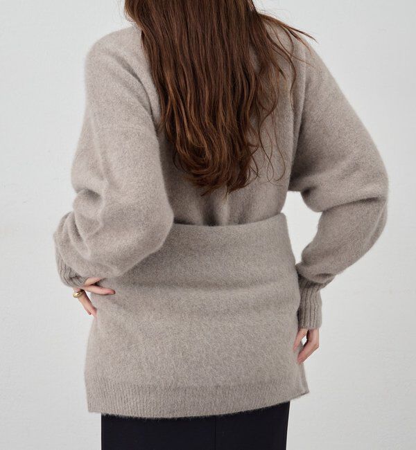  「ファーウールクルーネックニット」|ニット・セーター|