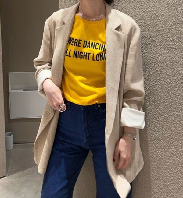  「《名品ジャケット》からみ織りジャケット」|テーラードジャケット|ベージュ