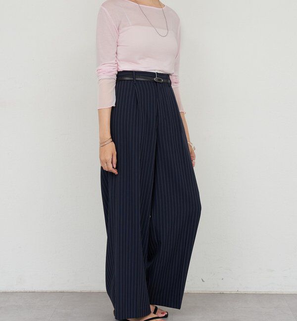  「袖シアーカットソー」|Tシャツ・カットソー|