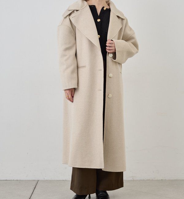  「ビッグカラーリバーロングコート」|その他|