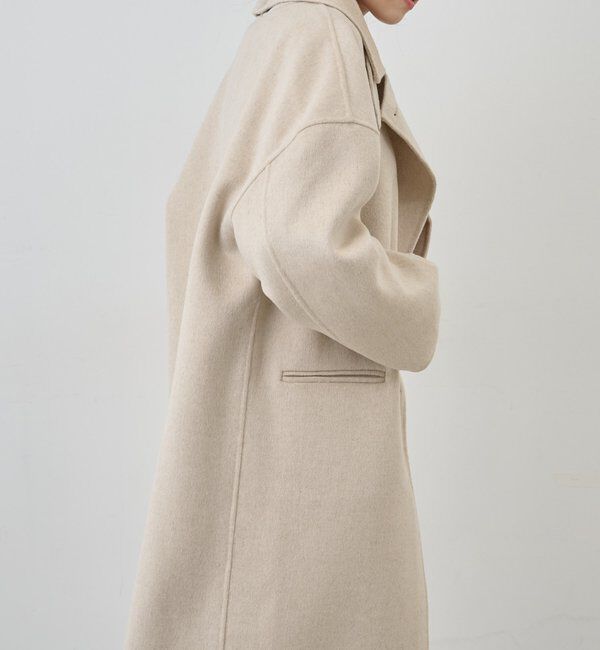  「ビッグカラーリバーロングコート」|その他|