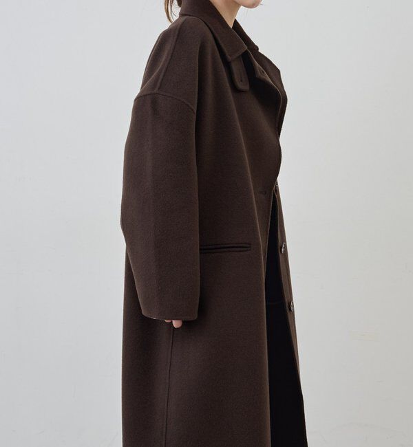  「ビッグカラーリバーロングコート」|その他|