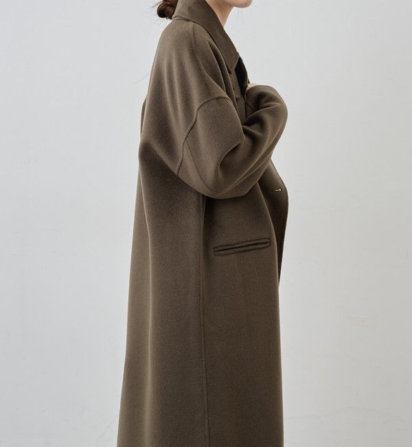  「ビッグカラーリバーロングコート」|その他|