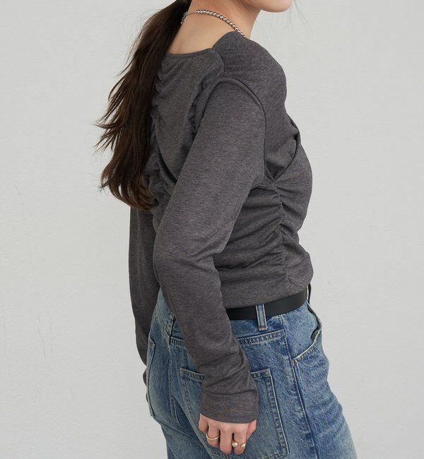  「カシュクールカットソー」|Tシャツ・カットソー|