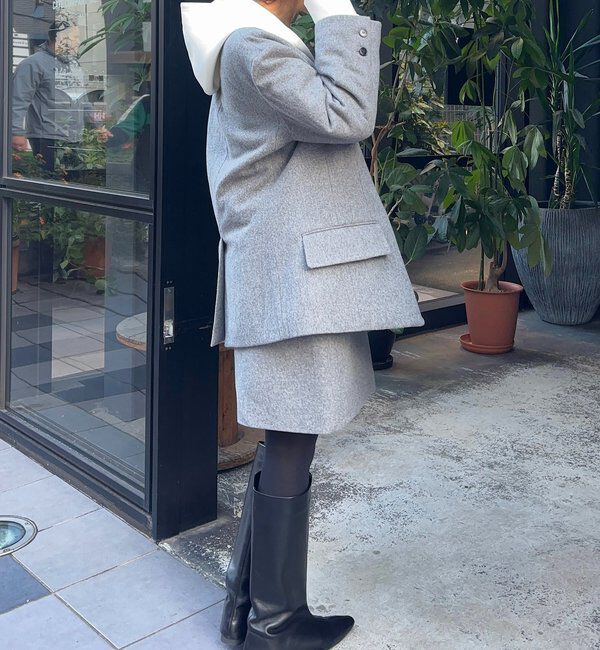  「ウールミニスカート」|スカート|