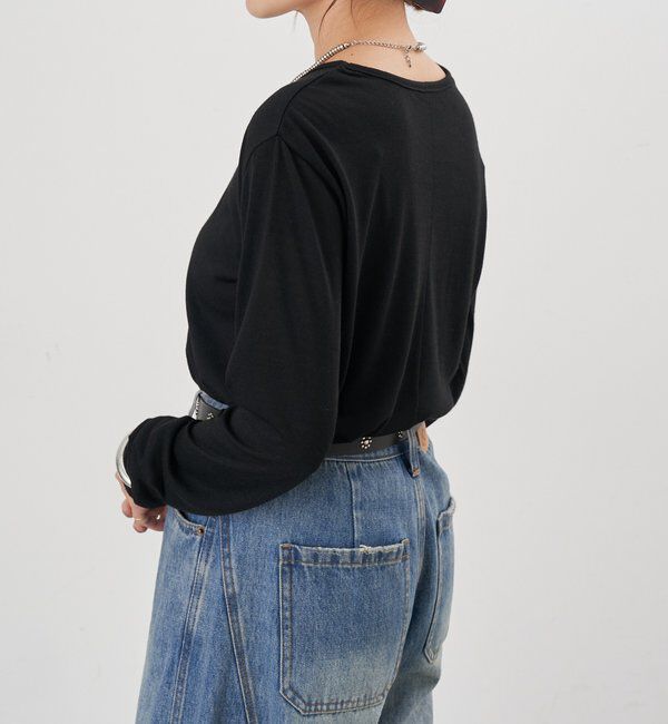  「シアーロングスリーブTEE」|Tシャツ・カットソー|