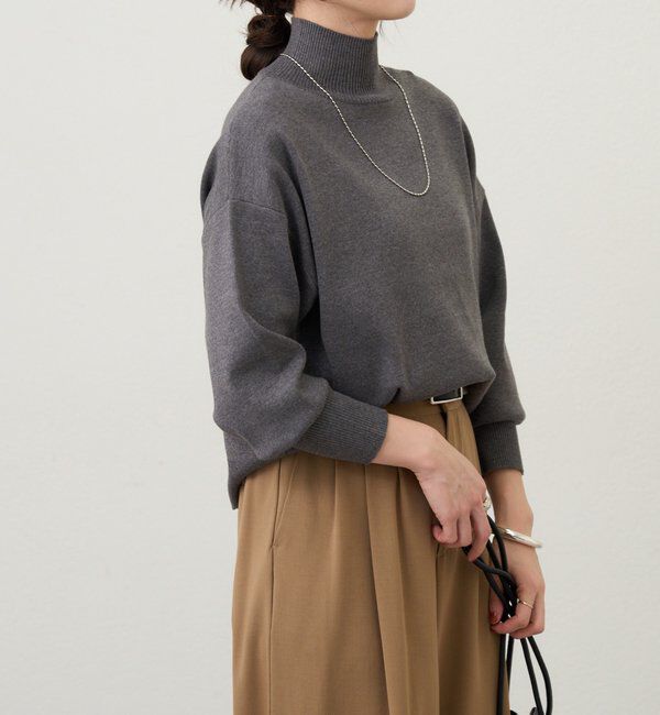  「総針ハイネックニット」|パーカー|